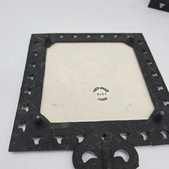 Vintage Holt Howard Cast Iron Ceramic Lobster Trivet Japan Fujimiyaki Set of Two - Picture 4 of 7